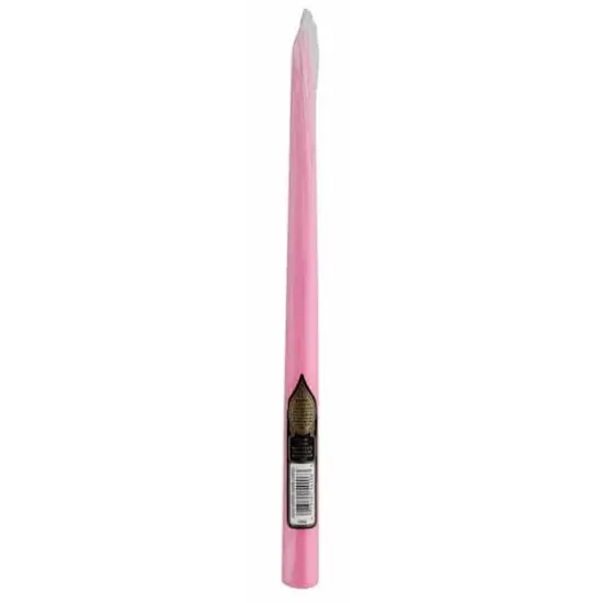 General Wax & Candle Co. 12'' Hand Dipped Taper Candle, 12ct. Pink {1}