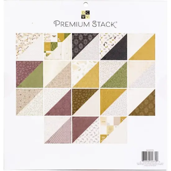 DCWV&reg; English Garden Cardstock Premium Stack, 12" x 12" {4}