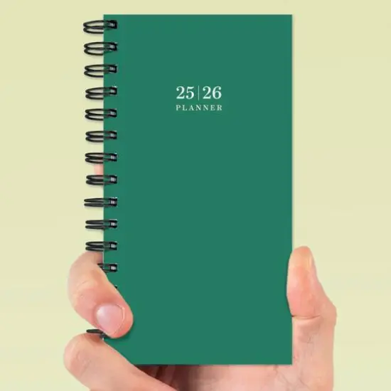 TF Publishing 2025-2026 Grass Green Small Weekly/Monthly Planner {7}