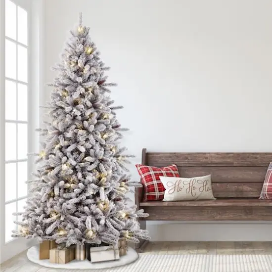 7.5ft. Pre-Lit Bennington Fir Artificial Christmas Tree, Clear Lights {8}