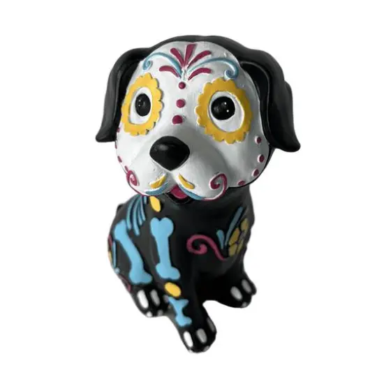 7.75" Day of the Dead Sitting Skeleton Dog Tabletop D&eacute;cor by Ashland&reg; {4}
