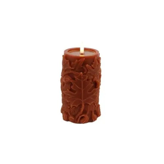6" Fall Leaf LED Pillar Candle by Ashland&reg; Maple Leaf {3}