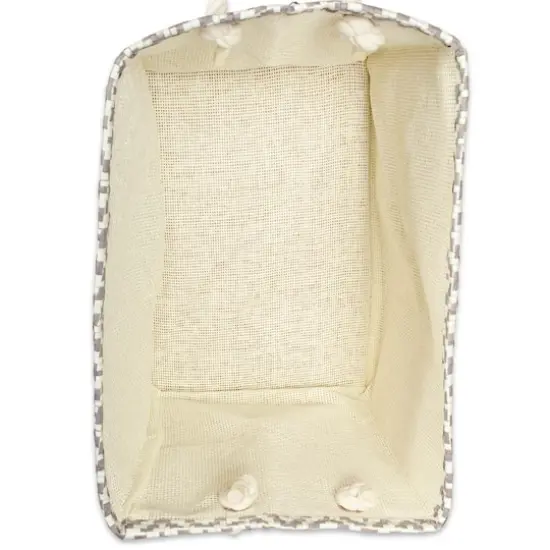 DII® Large Tweed Rectangle Woven Paper Storage Bin Nautical Blue {7}