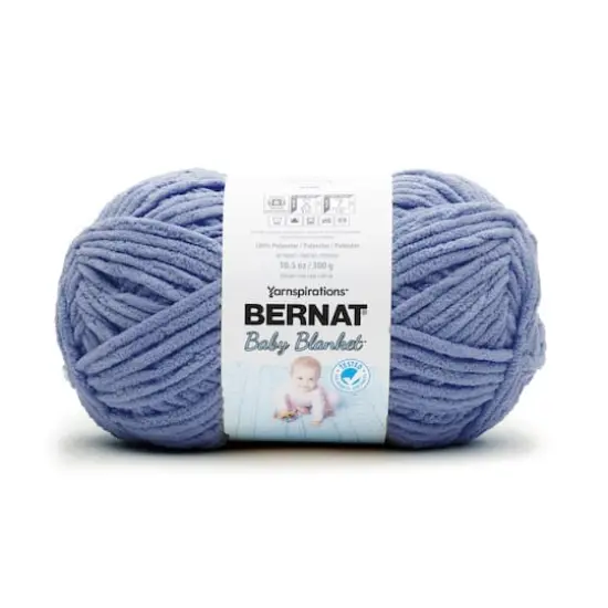 4 Pack Bernat&reg; Baby Blanket&trade; YarnBaby Denim {1}