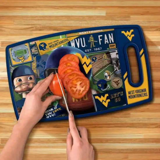 West Virginia Mountaineers Retro Series Cutting Board Assorted {5}