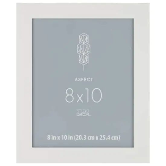 Aspect 8" x 10" White Wide Frame by Studio D&eacute;cor&reg; {1}