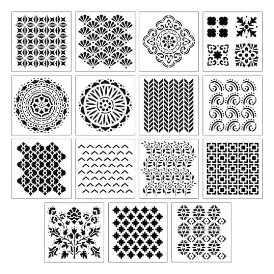Pattern Stencils by Craft Smart&reg;, 12" x 12" {1}