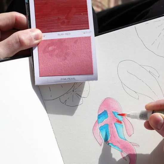 Viviva Colorsheet 10-Color Metallic Watercolor Set {8}