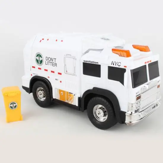 Daron NYC Department of Sanitation Garbage Truck Toy {4}