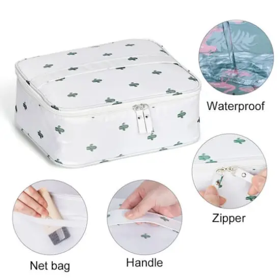 NEX&trade; White Cosmetic Organizer with Adjustable Divider {4}