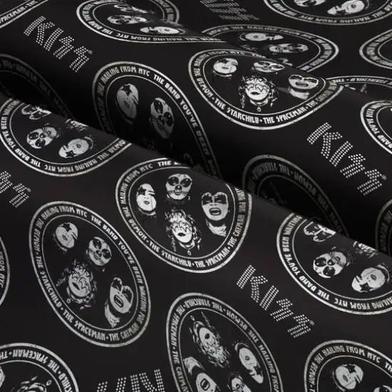 Epic Kiss Rock Names Cotton Fabric {4}