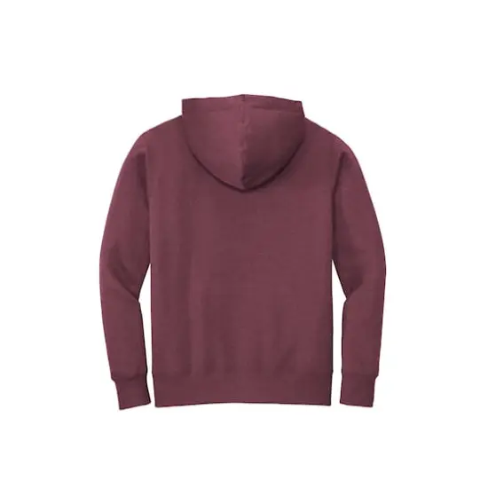 District® Perfect Weight® Fleece Hoodie Heathered Loganberry {5}