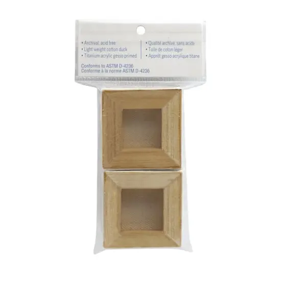 6 Pack 2" x 2"&nbsp;Mini Canvas by Artist's Loft&trade; Necessities&trade; White {6}