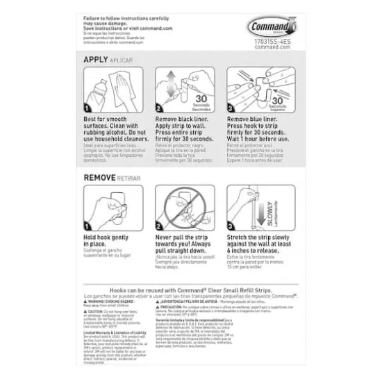 Command&trade; Small Decorative Metal Hooks, Stainless Steel {7}