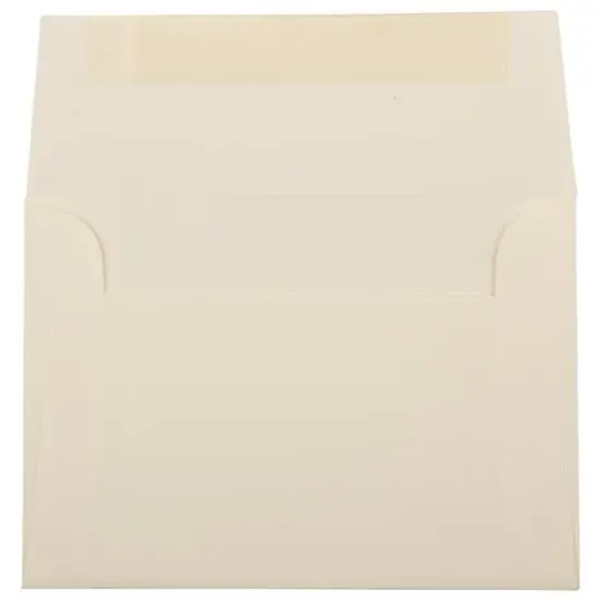 JAM Paper A1 Strathmore Invitation Envelopes, 50ct. Ivory Laid {4}