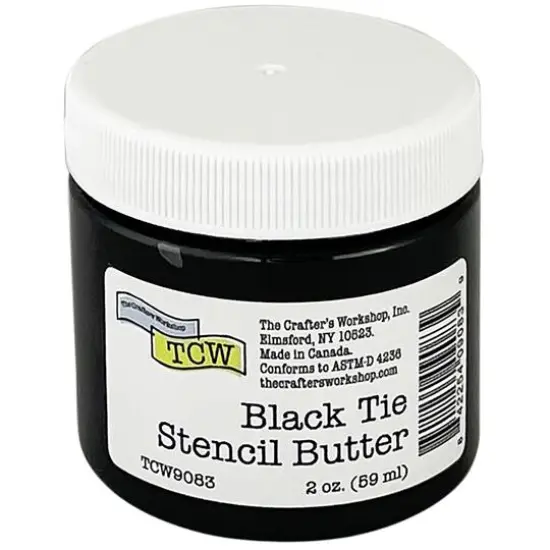 The Crafter's Workshop Stencil Butter Black Tie {2}