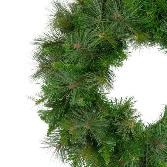 24" Canyon Pine Mixed Greens Artificial Wreath {6}
