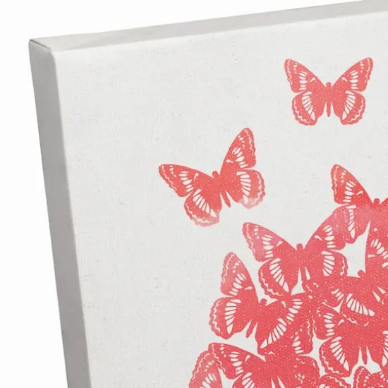 Watercolor Butterfly Canvas Wall Art {4}