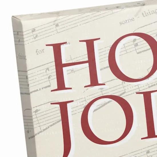 Holly Jolly Santa 20x20 Canvas Wall Art {4}