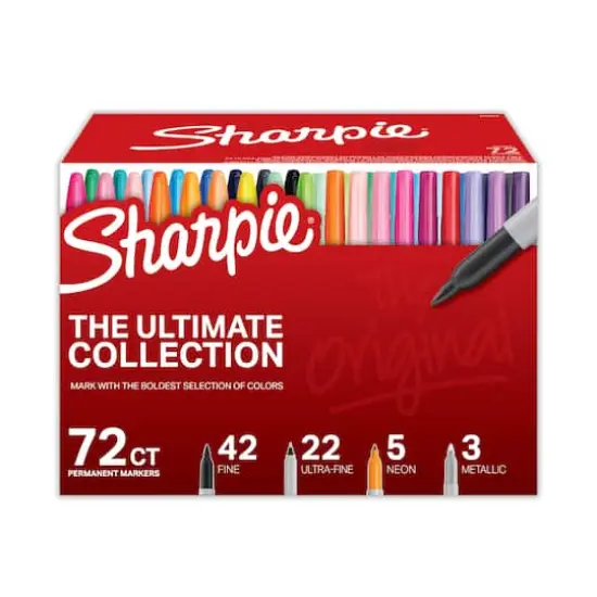Sharpie&reg; Ultimate Collection Mixed 72 Piece Permanent Markers {1}