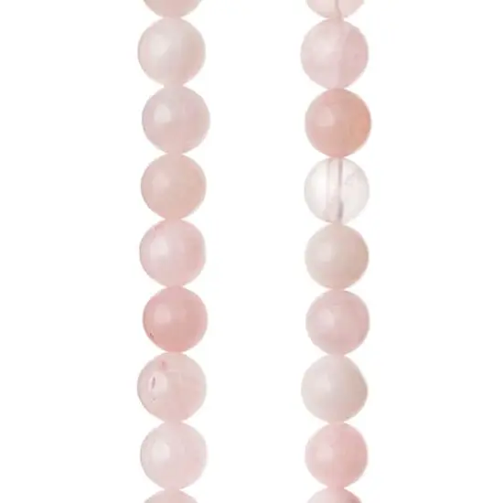 Rose Quartz Round Beads by Bead Landing&trade;, 8mm {1}