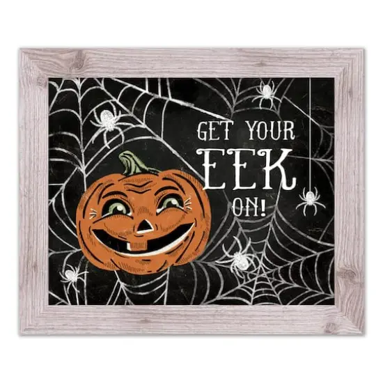 Get Your Eek On 16" x 20" Western White Framed Print {1}
