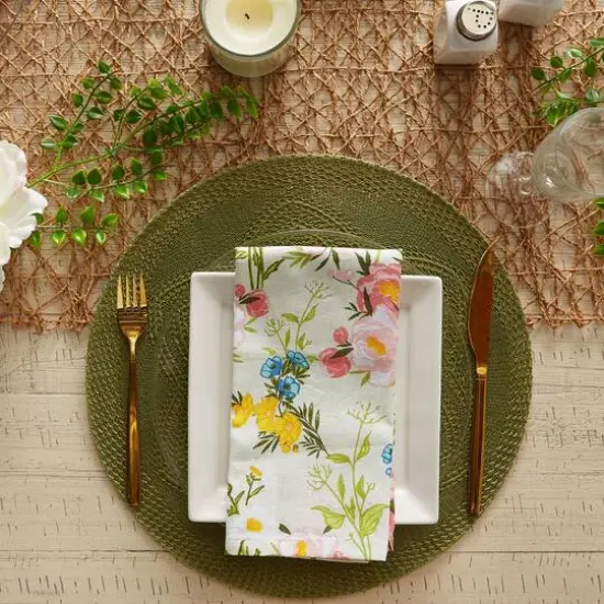 DII&reg; Spring Bouquet Cloth Dinner Napkins, 6ct. {10}