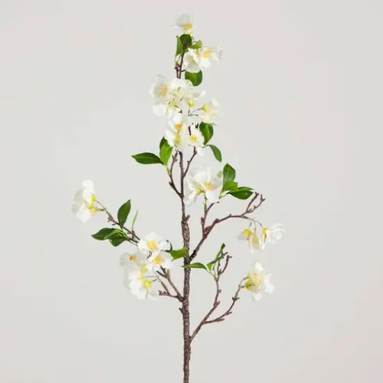 38" White Blossom Flower Stems, 3ct. {10}