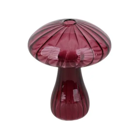 4.5" Glass Mushroom Decorative Container by Ashland&reg; Purple {4}
