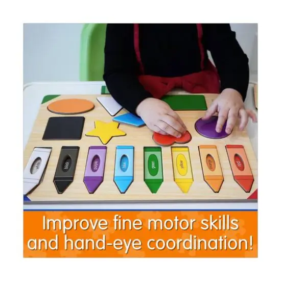 Lift & Learn Puzzle - Colors & Shapes: 16 Pcs {11}