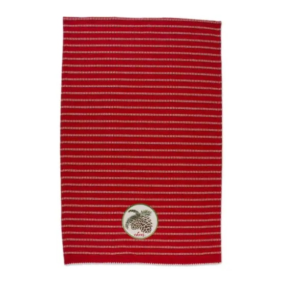 DII&reg; Assorted Noel Embellished Dishtowel Set {10}