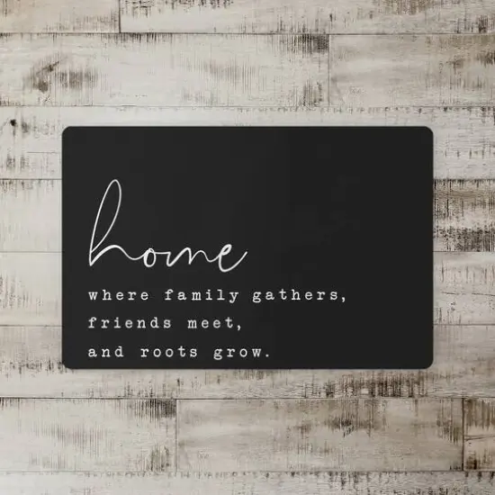 18" x 27" Home Where Family Gathers Floor Mat {3}