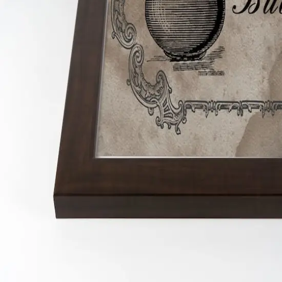 Double Double Trouble 2 20" x 30" Walnut Framed Print Under Plexiglass {3}