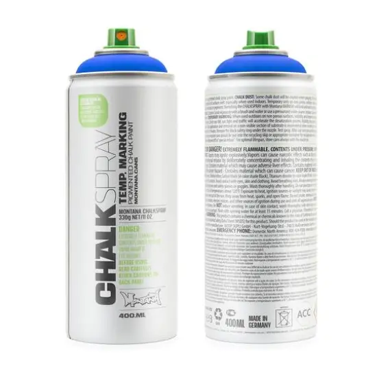 Montana&trade; Cans Chalkspray, 400mL Blue {1}
