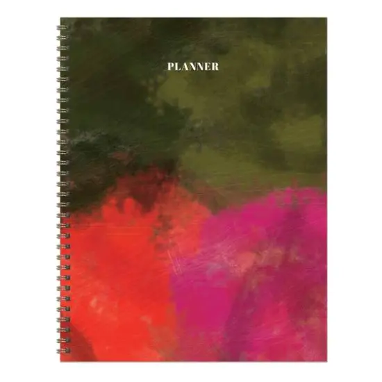 TF Publishing Large Painted Bold Undated Spiral Planner {1}