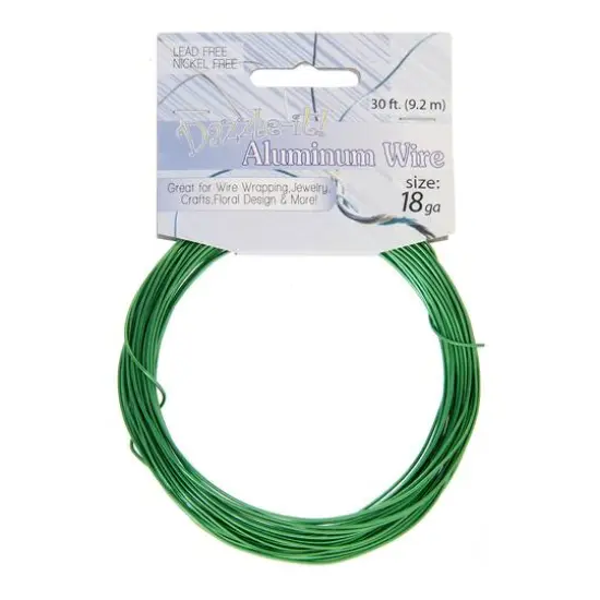 John Bead 18 Gauge Aluminum Jewelry Wire, 30ft. Light Copper {2}