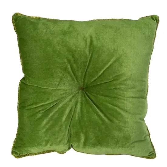 Forest Green Tree Print Rustic Woodland Decorative Christmas Throw Pillow {5}