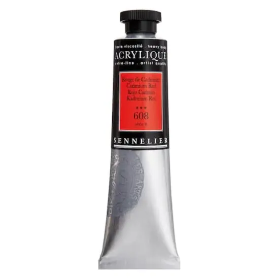 Sennelier Extra Fine Artists' Acrylic Paint, 60mL 608 Cadmium Red {1}