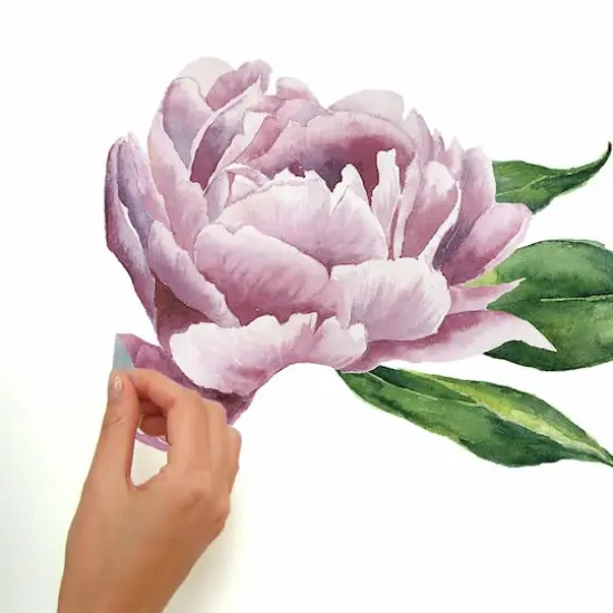 RoomMates Large Peony Peel & Stick Giant Wall Decals {4}