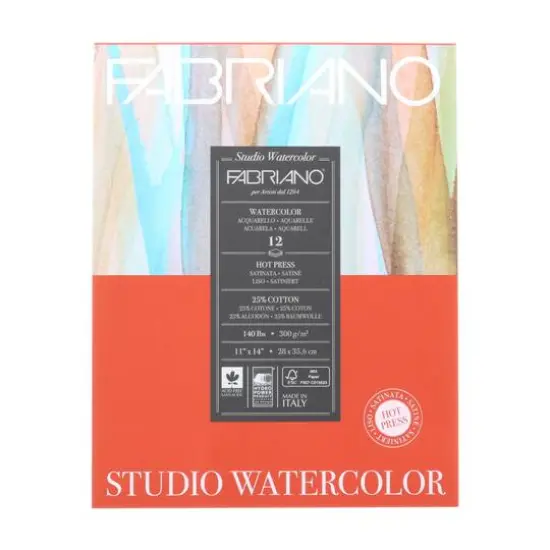 Fabriano&reg; Hot Press Studio Watercolor Pad {2}