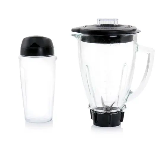 Oster Chrome 2-in-1 System 700 Watt 8-Speed 6-Cup Blender with Personal Blend-n-Go Cup {5}