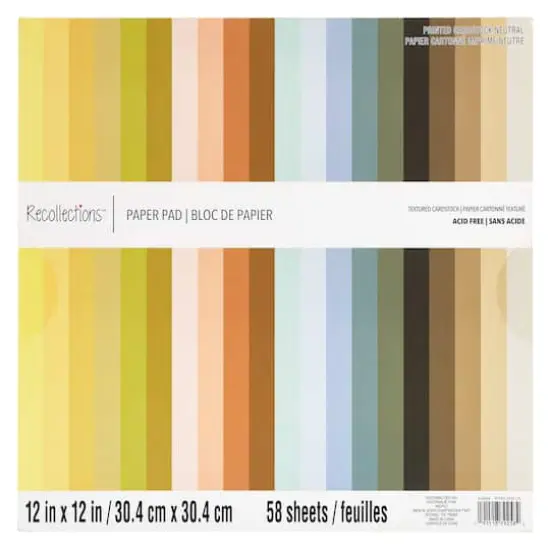 Neutral Paper Pad, 12" x 12" by Recollections&trade; {1}