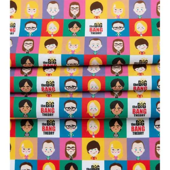 The Big Bang Theory Chibi Portrait Precut Cotton Fabric {5}