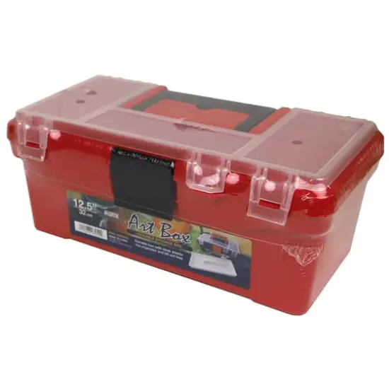 Pro Art 12.5" Red Art Box Organizer {1}