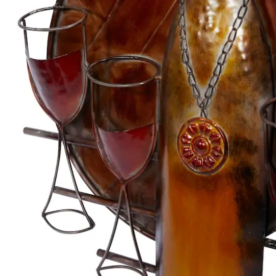 Multicolored Traditional Wine Bar Metal Wall D&eacute;cor {3}