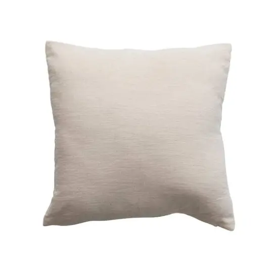 Hello Honey&reg; 20" x 20" Green & Red Square Cotton Slub Pillow with Diamond Pattern {4}