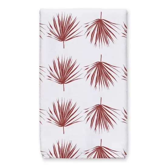 Terracota Palm Leaf 16" x 25" Tea Towel Set of 2 {4}