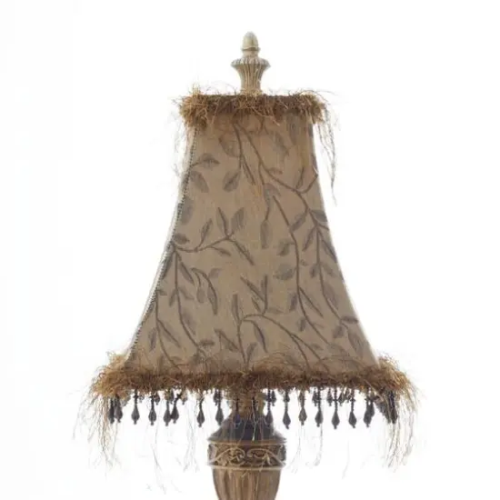 Brass Metal Tuscan Table Lamp, 33" x 10" x 10" {9}