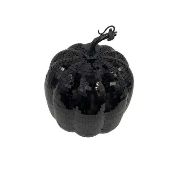 7.75" Disco Pumpkin Tabletop D&eacute;cor by Ashland&reg; Black {4}