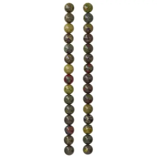 Dragon Blood Jasper Round Beads, 8mm by Bead Landing&trade; {4}